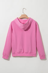 Bonbon Solid Color Fleece Lined Drawstring Hoodie with Pocket Sweatshirts & Hoodies JT's Designer Fashion