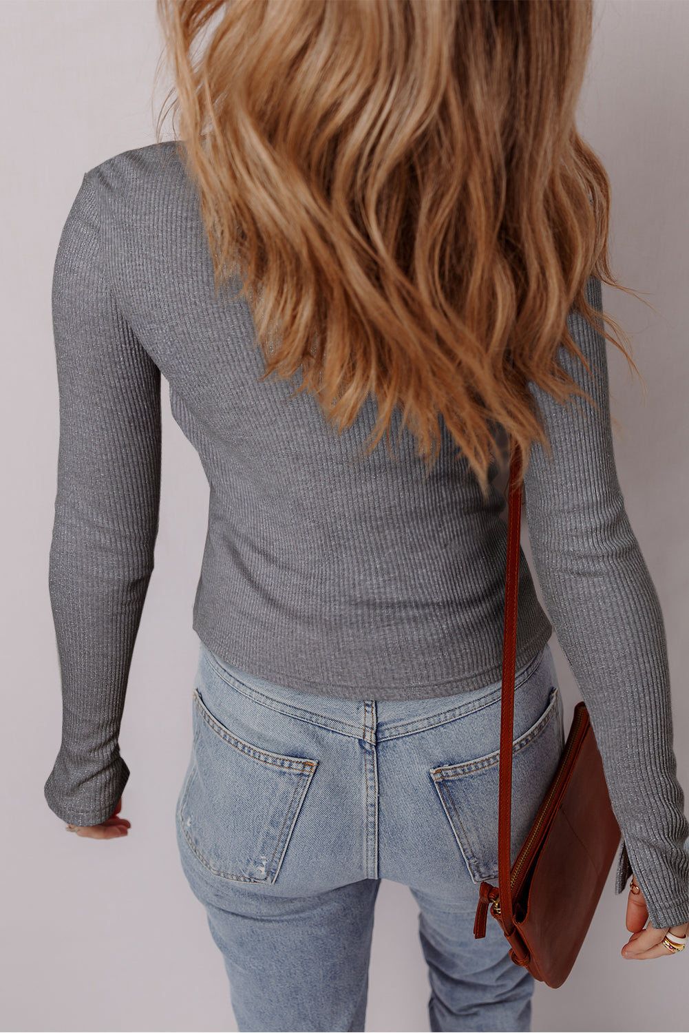 Sleet Ribbed Knit Button Down Slim Cardigan Cardigans JT's Designer Fashion