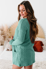Canton Solid Textured Open Front Cardigan with Pocket Cardigans JT's Designer Fashion