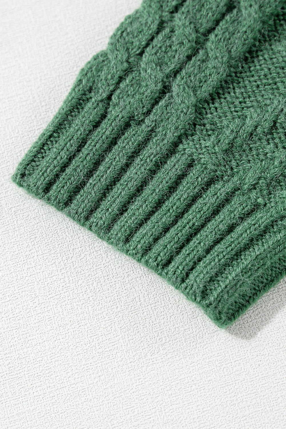 Vineyard Green Colorblock Patched Pocket Drop Shoulder Sweater Sweaters JT's Designer Fashion