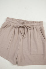 Jet Stream Textured Colorblock Patchwork Tee and Shorts Set Short Sets JT's Designer Fashion