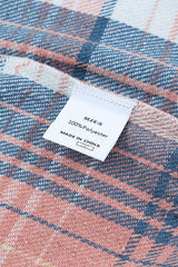 Pink Plaid Flap Pockets Shacket Plaid Shackets JT's Designer Fashion