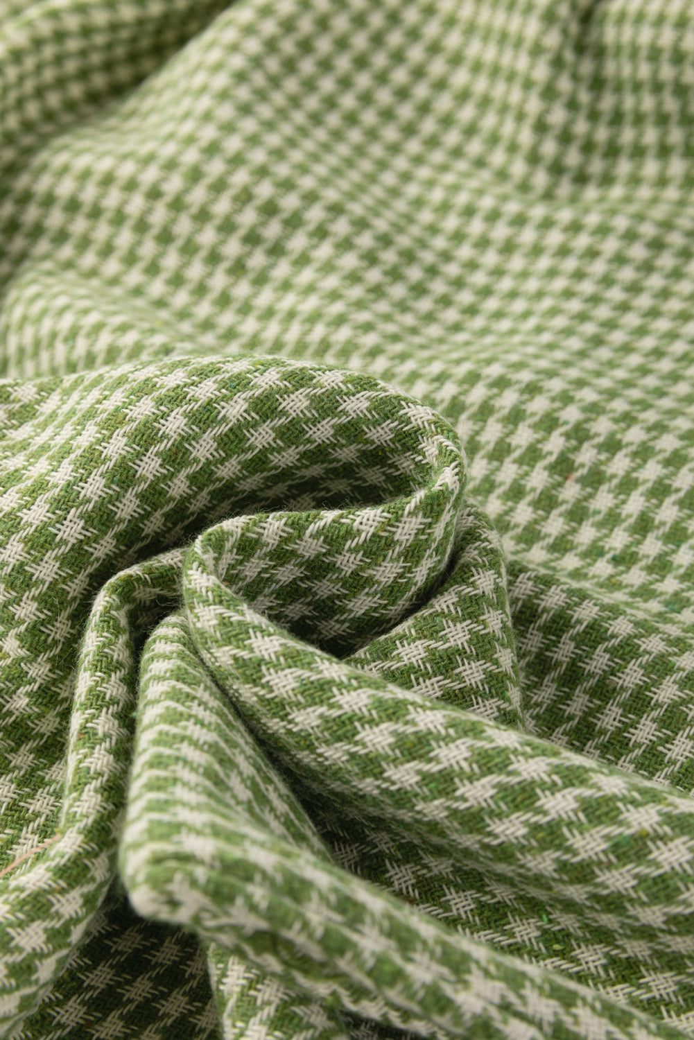 Green Gingham Wide Leg Loose Overall with Pockets Jumpsuits & Rompers JT's Designer Fashion