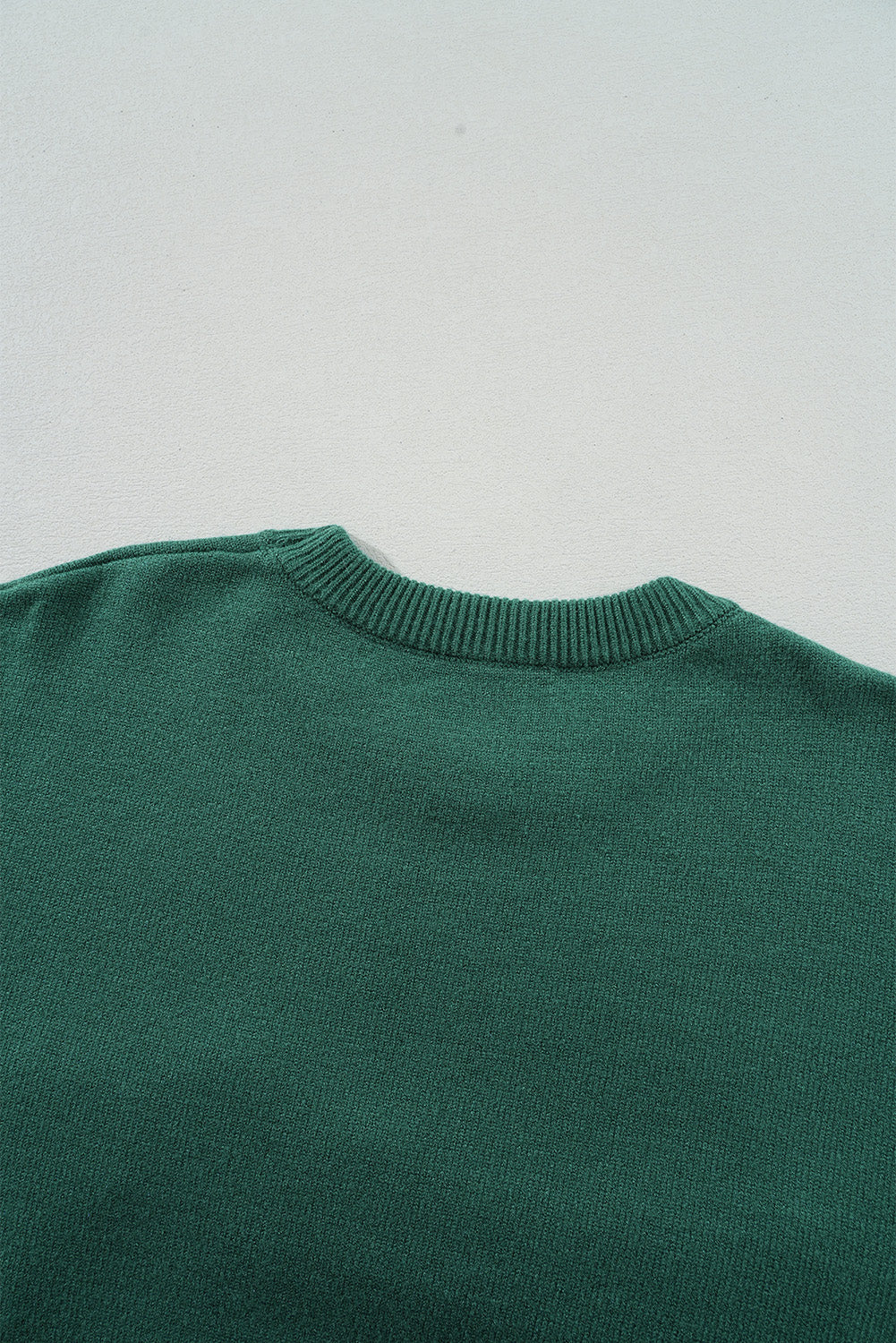 Blackish Green Pearl Beaded Merry Casual Sweater Sweaters JT's Designer Fashion