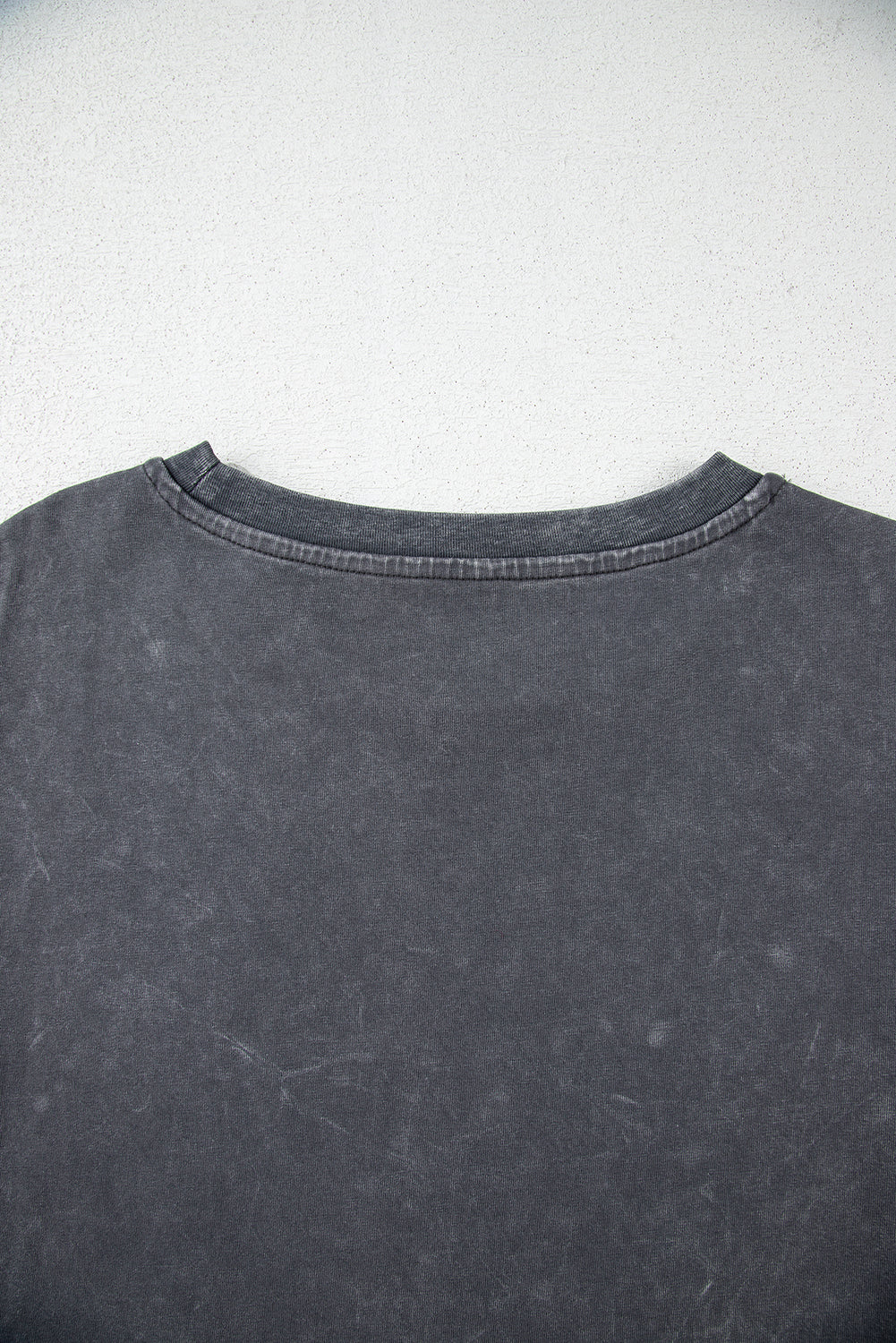 Dark Grey Kindness Butterflies Graphic Mineral Wash Loose Tee Graphic Tees JT's Designer Fashion