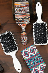 Elmwood Western Geometric Pattern Anti-Static Air Cushion Comb Other Accessories JT's Designer Fashion