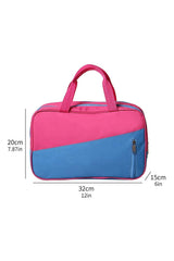 Bonbon Color Block Multi Zip Pocket Portable Yoga Bag Makeup Bags JT's Designer Fashion