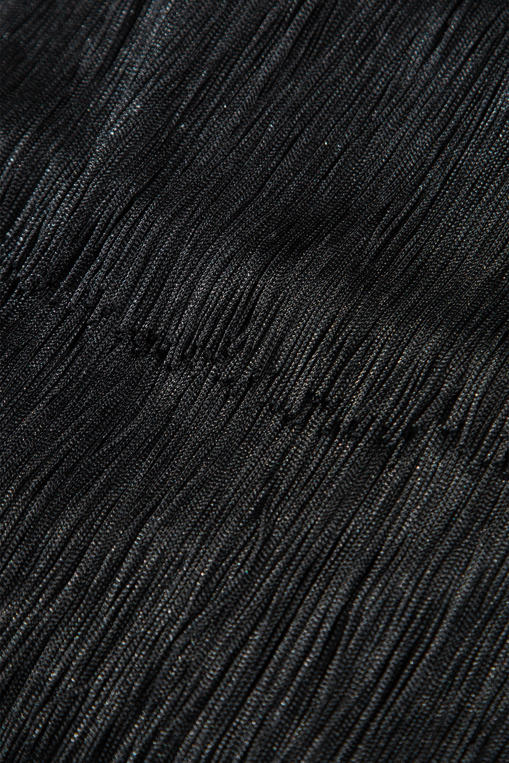 Black Tiered Fringe Trimmed Mini Skirt Skirts & Petticoat JT's Designer Fashion