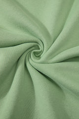 Smoke Green Solid Fleece Lined Drop Shoulder Terry Sweatshirt Sweatshirts & Hoodies JT's Designer Fashion
