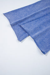 Ashleigh Blue Acid Wash Star Patched Rolled Trim Pants Set Pant Sets JT's Designer Fashion