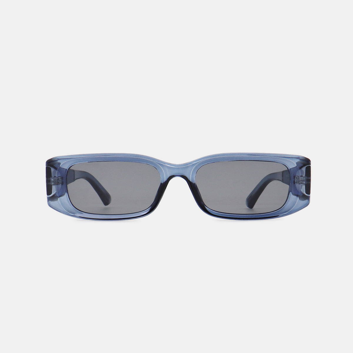Polycarbonate Frame Rectangle Sunglasses Dusty Blue One Size Home Accessories JT's Designer Fashion