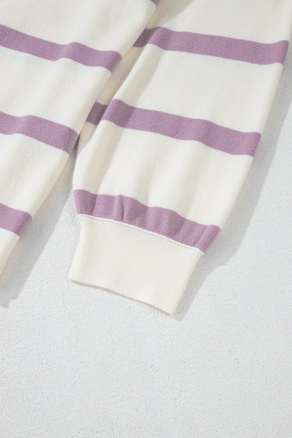 Blue Stripe Colorblock Oversized Sweater Sweaters JT's Designer Fashion