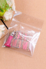 Strawberry Pink GIRL MAMA Tassel Keychain Other Accessories JT's Designer Fashion