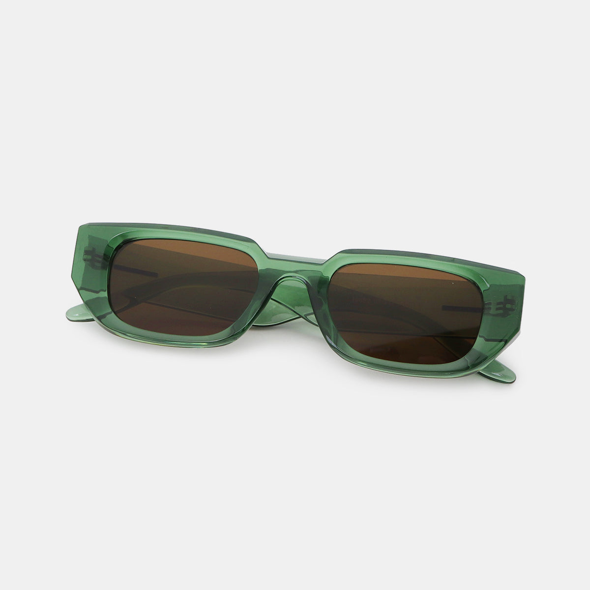 Polycarbonate Frame Rectangle Sunglasses JT's Designer Fashion