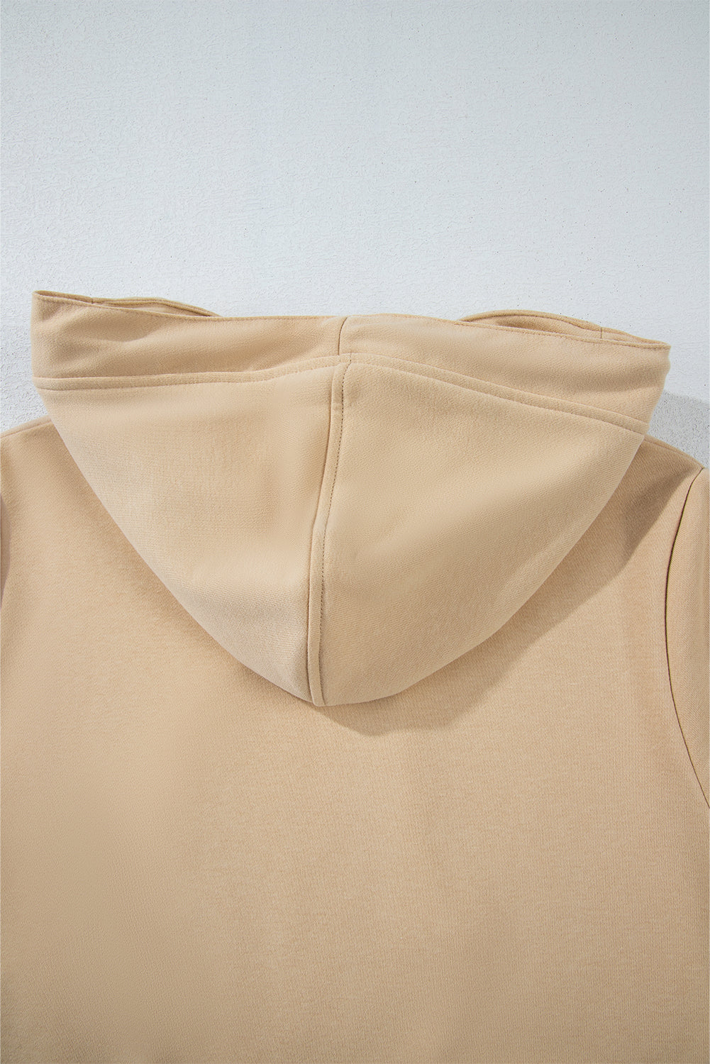 Parchment Zipped Pocket Cozy Drawstring Hoodie Sweatshirts & Hoodies JT's Designer Fashion