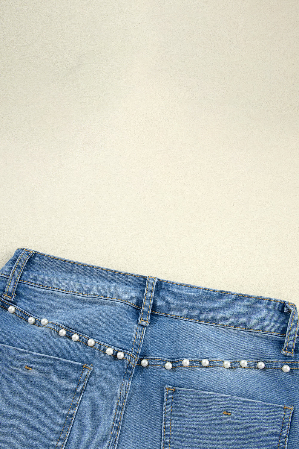 Dusk Blue Pearl Boot Cut Denim Jeans Jeans JT's Designer Fashion