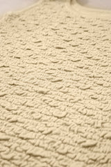 Apricot Textured U Neck Slim Fit Tank Top Sweaters & Cardigans JT's Designer Fashion