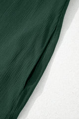 Duffel Green Spaghetti Straps Pocketed Slouchy Long Dress Maxi Dresses JT's Designer Fashion