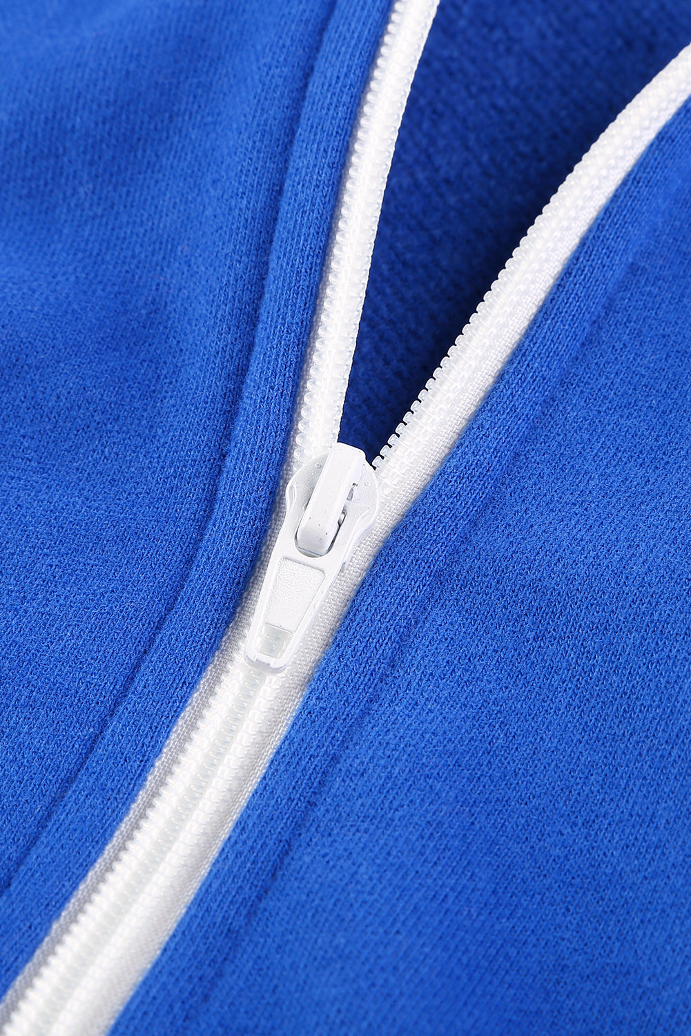 Blue Zip-up Hoodie Jacket Sweatshirts & Hoodies JT's Designer Fashion
