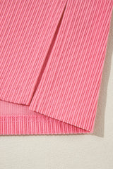Bonbon Corduroy Flap Detail Button Up Split Shacket Jackets JT's Designer Fashion