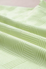 Meadow Mist Green Textured Cropped Hoodie and Shorts Set Short Sets JT's Designer Fashion