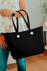 Black Waterproof Self-assembly Detachable Straps EVA Tote Bag Handbags JT's Designer Fashion