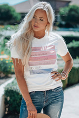 White God Waymaker Miracle Worker Promise Keeper Graphic Tee Graphic Tees JT's Designer Fashion