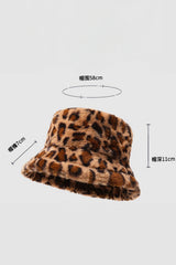 Thai Curry Leopard Plush Wide Brim Winter Fishman Hat Hats & Caps JT's Designer Fashion