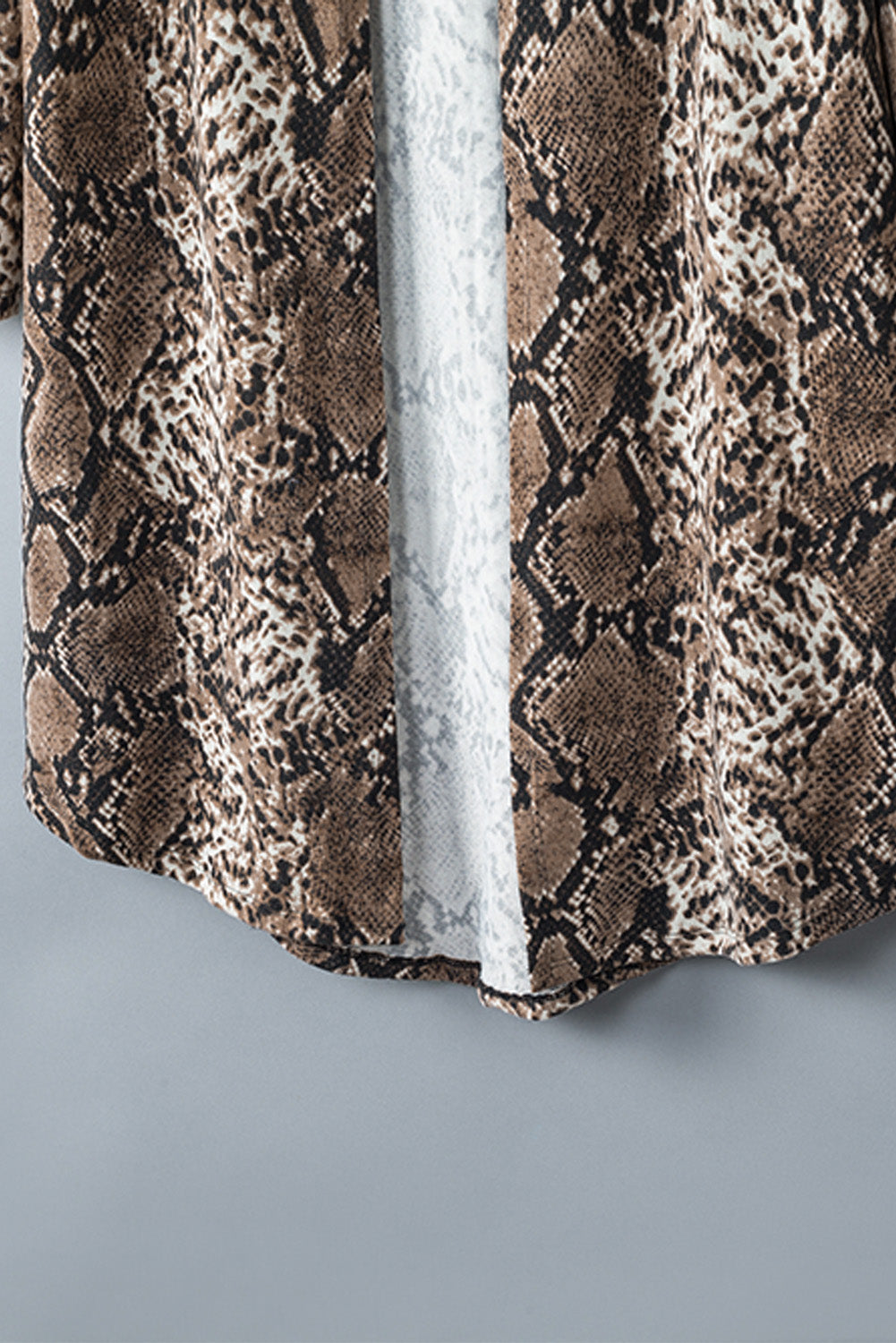 Snake Print Long Cardigan Sweaters & Cardigans JT's Designer Fashion