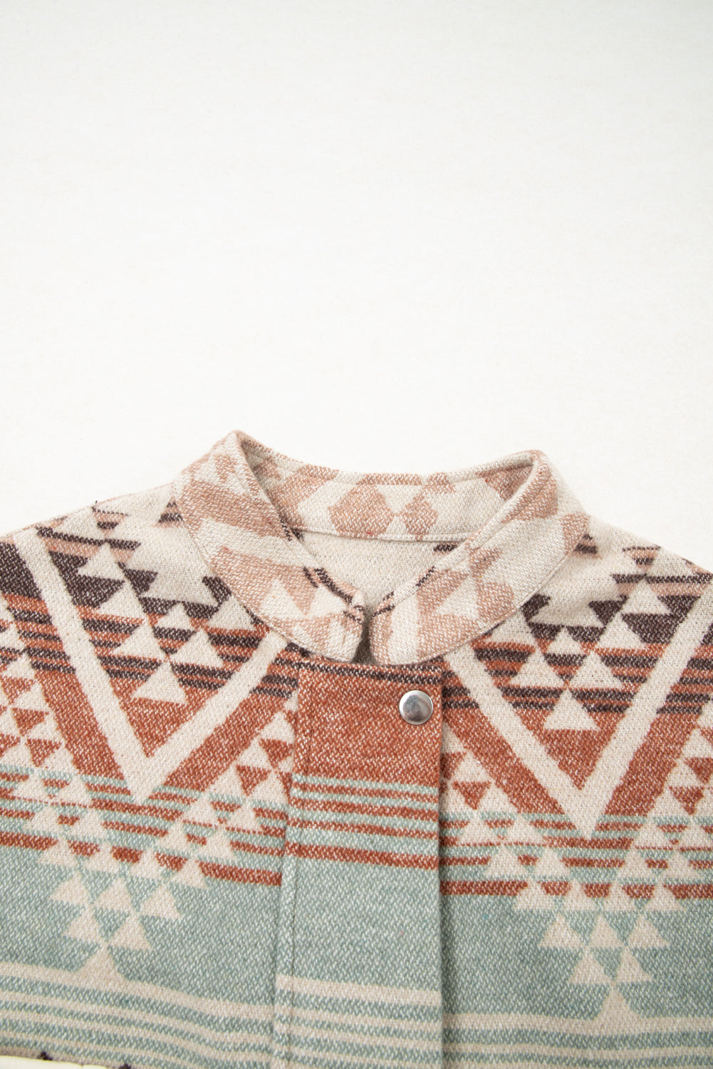 Light French Beige Aztec Quilted Patchwork Western Fashion Jacket Jackets JT's Designer Fashion