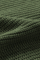 Green Bishop Sleeve Button V Neck Cardigan Sweater Cardigans JT's Designer Fashion