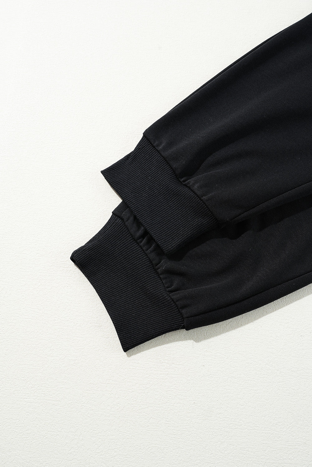 Black Zipper Flutter Sleeve Drawstring High Waist Jumpsuit Jumpsuits & Rompers JT's Designer Fashion