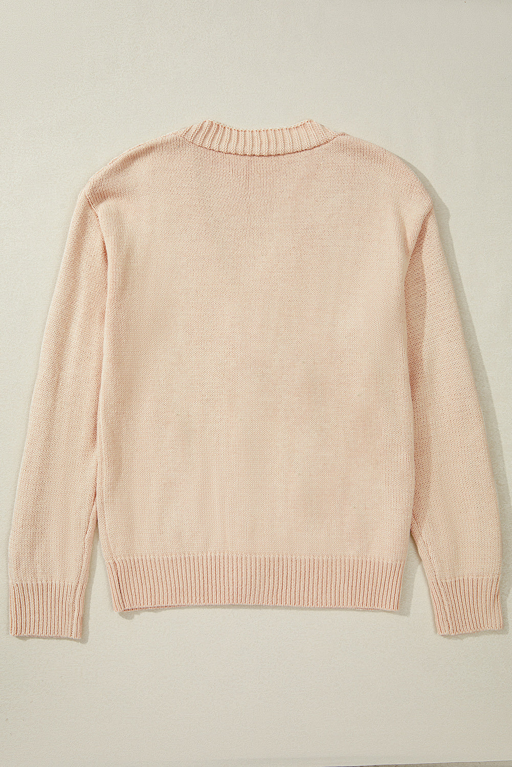 Beige Open Knit Drop Shoulder Sweater Cardigan Cardigans JT's Designer Fashion