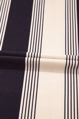 Black Stripe Short Sleeve T Shirt and High Waist Pocketed Shorts Set Short Sets JT's Designer Fashion