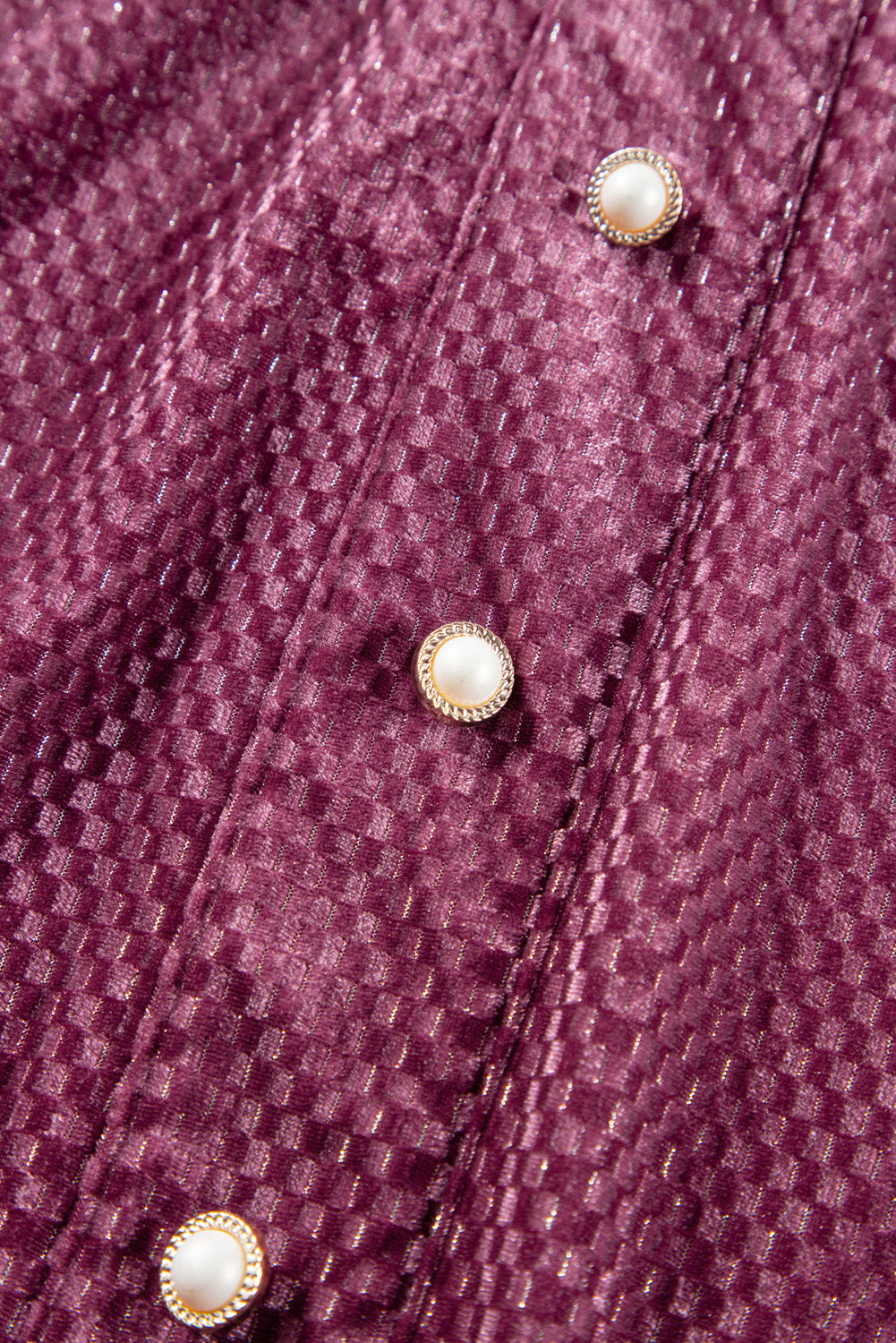 Meadow Mauve Plus Size Textured Velvet Tiered Buttons Tiered Dress Plus Size Mini Dresses JT's Designer Fashion