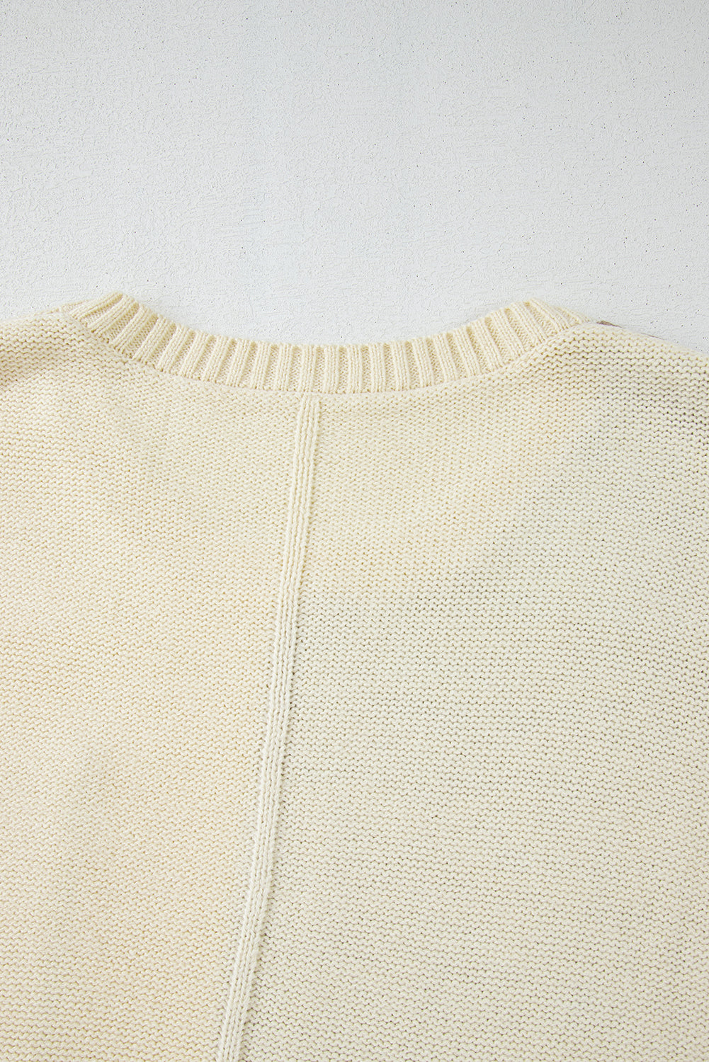 Mist Green Plus Size Cable Knit Color Block Drop Shoulder Sweater Plus Size Sweaters & Cardigans JT's Designer Fashion