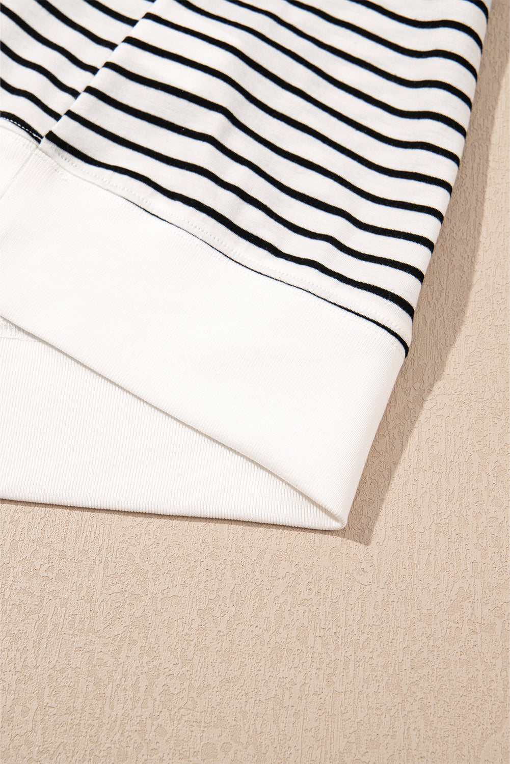 Black Stripe V Neck Tee and Casual Short Set Short Sets JT's Designer Fashion