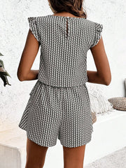 Chic in Check – The Ultimate Summer Layered Short Set Short Sets JT's Designer Fashion