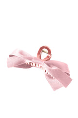 Pink Bow Decor Large Hair Claw Clip Headwear JT's Designer Fashion