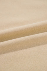 Apricot Color Block Thumbhole Sleeve Drop Shoulder Sweatshirt Sweatshirts & Hoodies JT's Designer Fashion