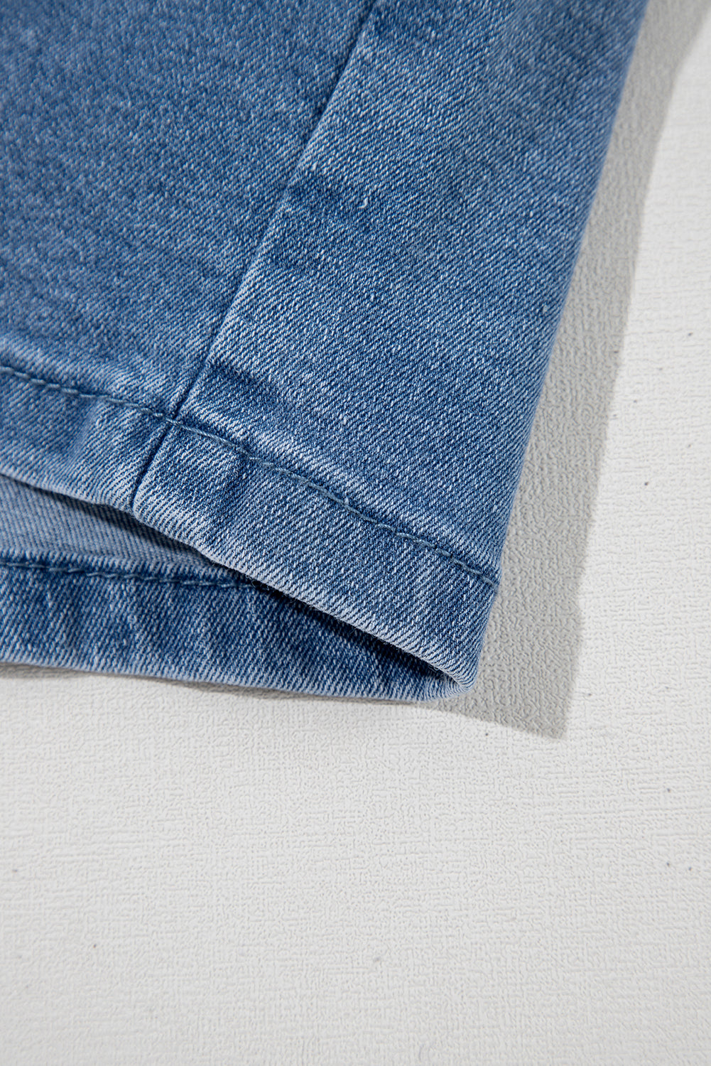 Ashleigh Blue Drawstring High Waist Casual Denim Shorts with Pockets Denim Shorts JT's Designer Fashion