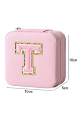 Pink Portable Chenille T Small Jewelry Box Other Accessories JT's Designer Fashion