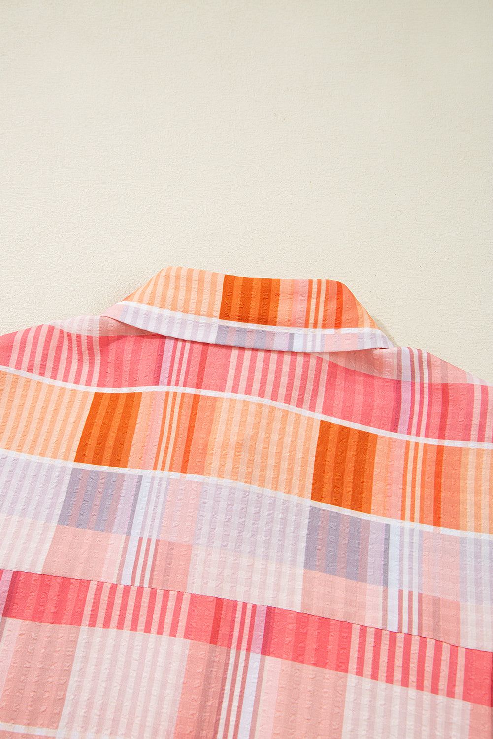 Pink Oversized Check Tunic Shirt Blouses & Shirts JT's Designer Fashion