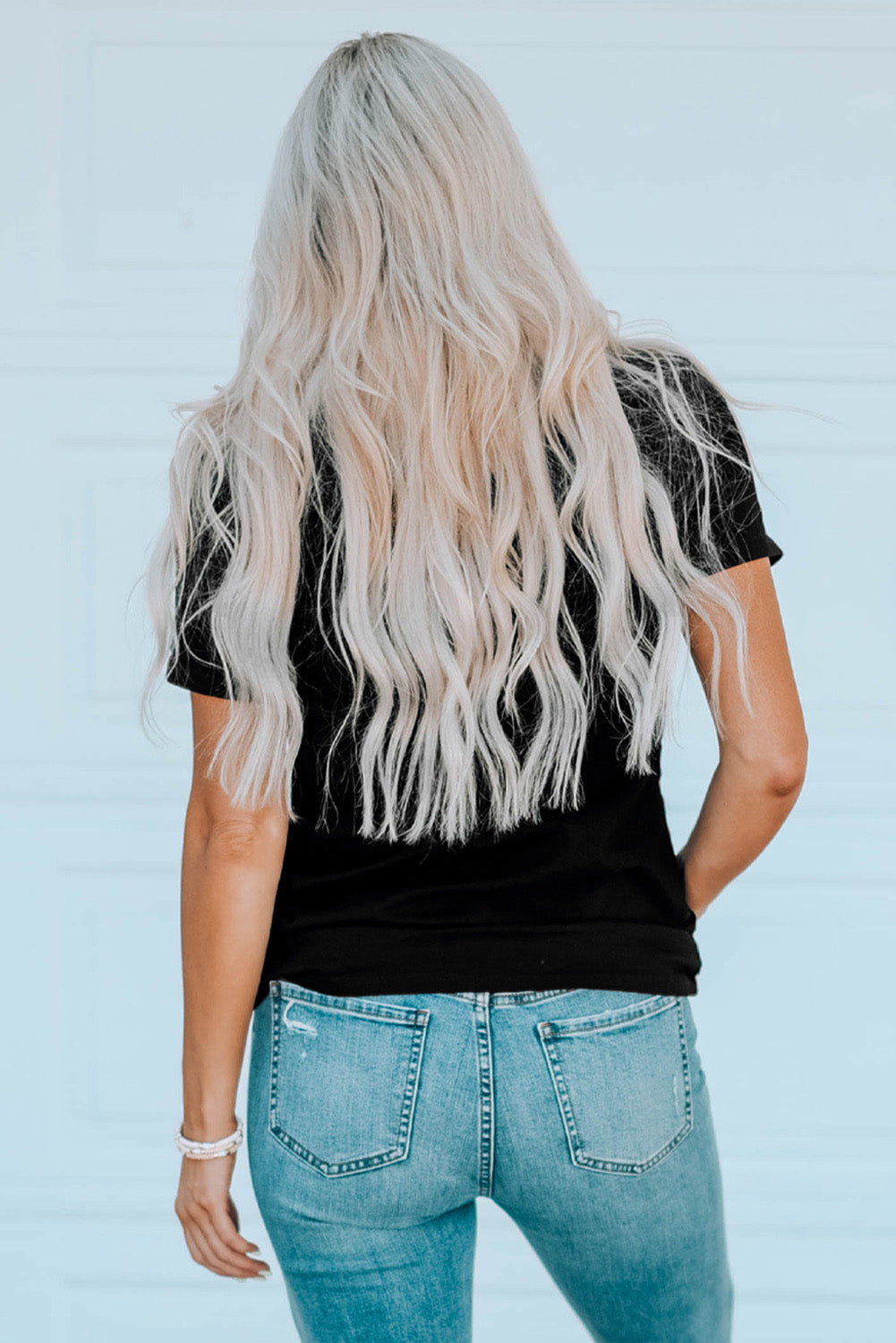 Black WHISKEY Makes Me Frisky Print Graphic Tee Graphic Tees JT's Designer Fashion