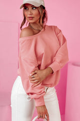 Pale Chestnut Bowknot Dewback Round Neck Sweatshirt Sweatshirts & Hoodies JT's Designer Fashion