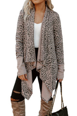 Leopard Open Front Cardigan Sweaters & Cardigans JT's Designer Fashion