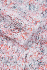 Pink Multicolor Confetti Open Front Knit Cardigan Cardigans JT's Designer Fashion