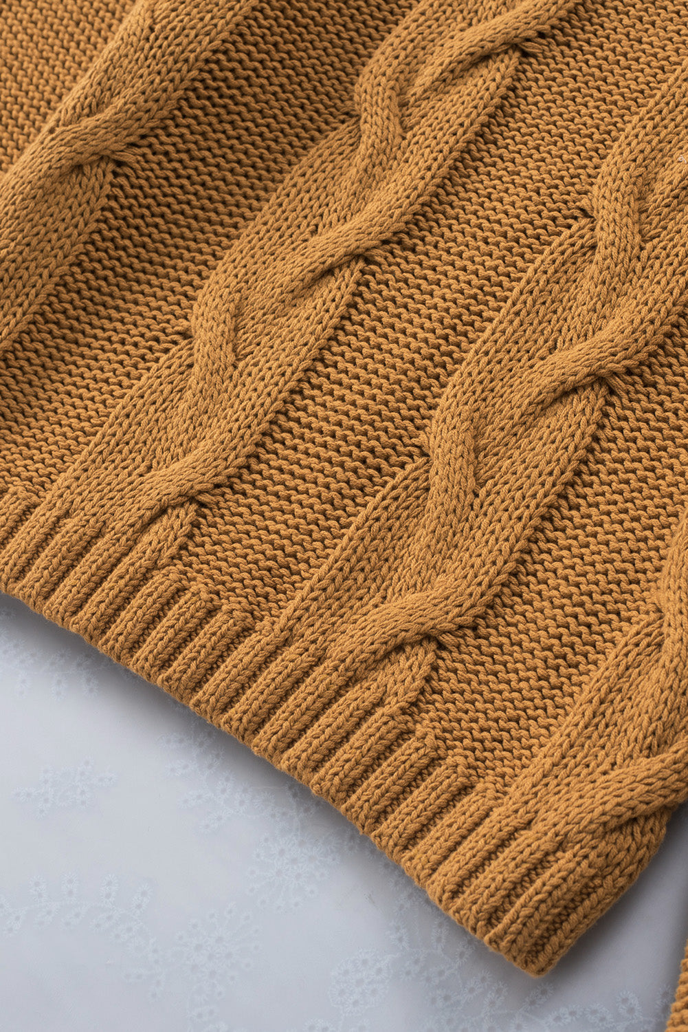 Cuddle Weather Cable Knit Handmade Turtleneck Sweater Sweaters & Cardigans JT's Designer Fashion