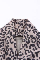 Leopard Open Front Cardigan Sweaters & Cardigans JT's Designer Fashion