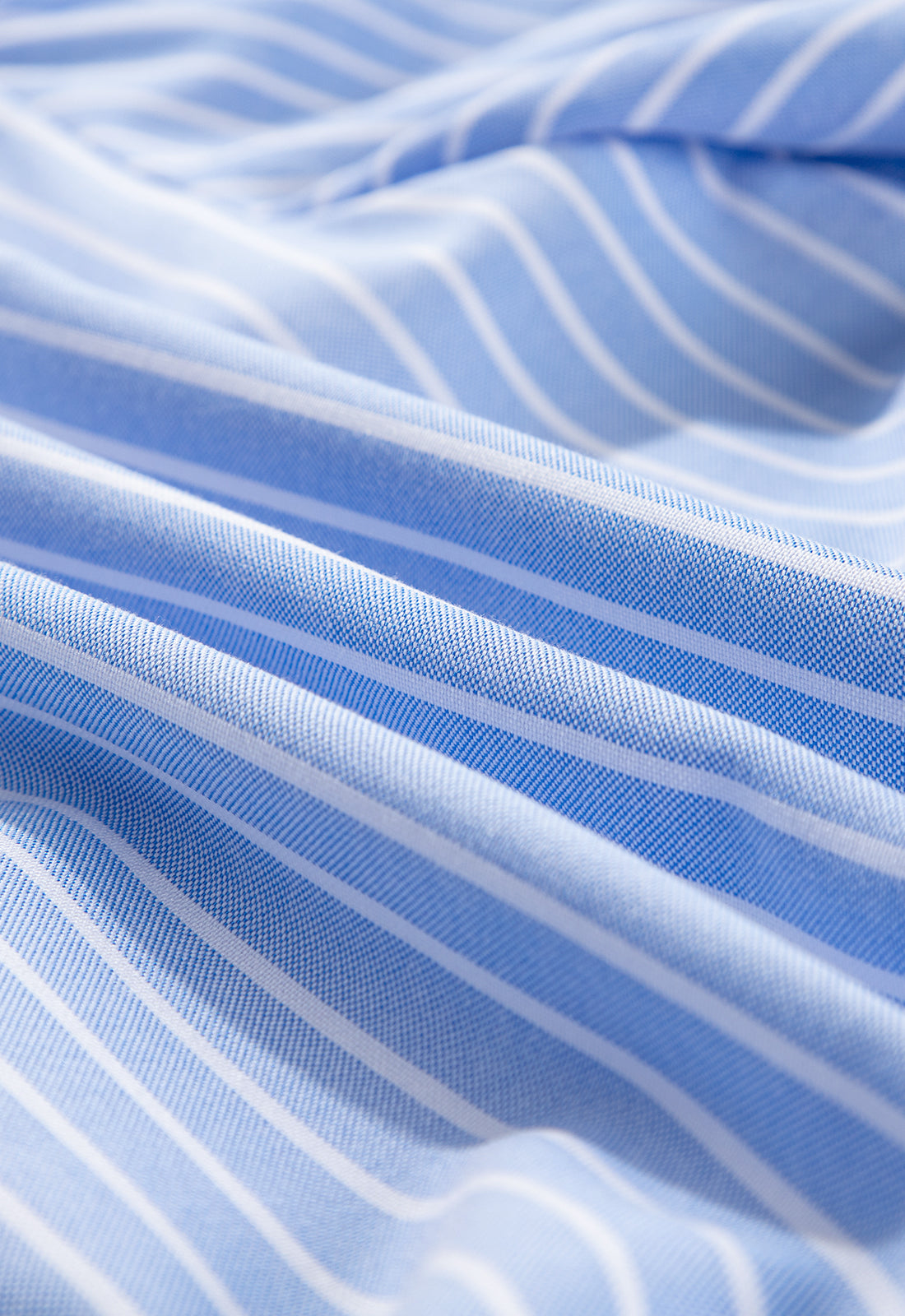 Sky Blue Striped Bowknot Detail Puffy Sleeve Top and Shorts 2Pcs Set Short Sets JT's Designer Fashion